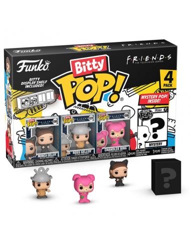 Blister 4 figuras Bitty POP Friends Monica as Catwoman