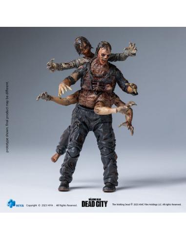 The Walking Dead Figura 1/18 Exquisite Mini Dead City Walker King 11 cm