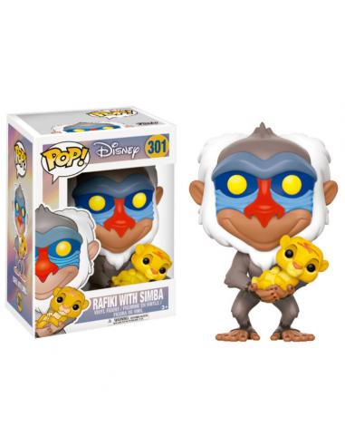 Funko POP Disney El Rey Leon Rafiki con Simba