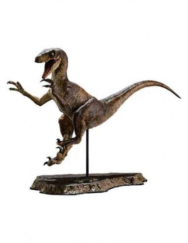 Jurassic Park Estatua Prime Collectibles 1/10 Velociraptor Jump 21 cm