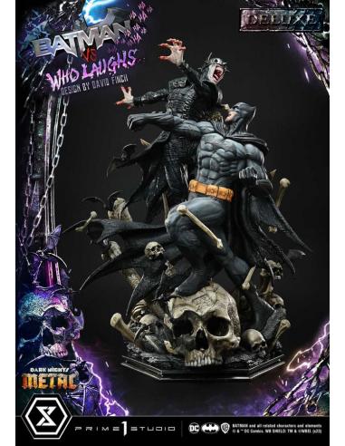 Dark Nights: Metal Estatua Ultimate Premium Masterline Series 1/4 Batman VS Batman Who Laughs Deluxe Version 67 cm