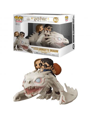 Funko POP Gringotts Dragon con Harry, Ron y Hermione Harry Potter