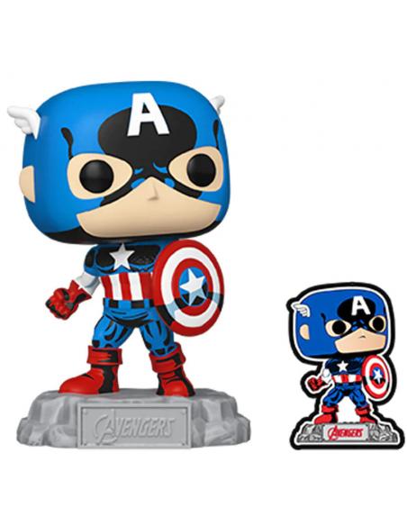 Funko POP Marvel Los Vengadores Avengers Captain America Exclusive