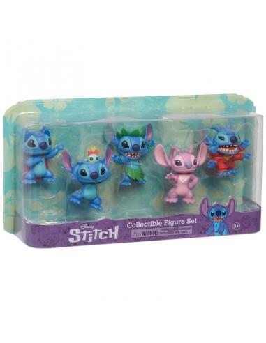 Blister 5 figuras Stitch Disney 7cm