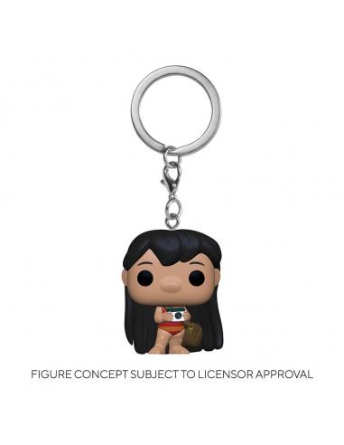 Lilo & Stitch Llaveros Pocket POP! Vinyl Lilo w/ Camera 4 cm Expositor (12)