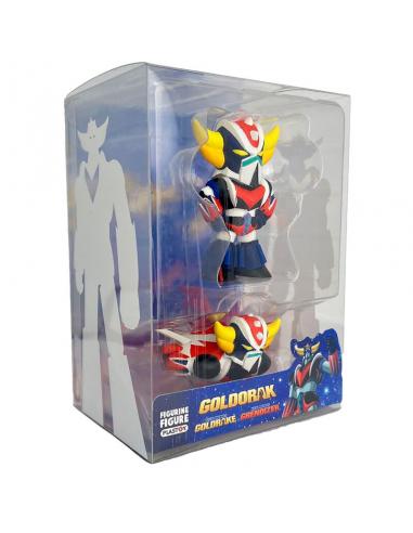 Set 2 figuras Goldorak Spazer &#38; Goldorak Grendizer Standing Goldorak 6cm