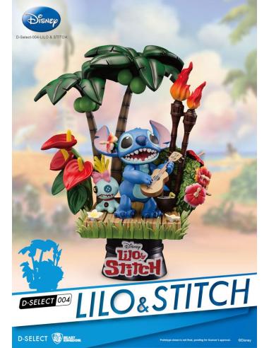 Disney Diorama PVC D-Stage Stitch 14 cm