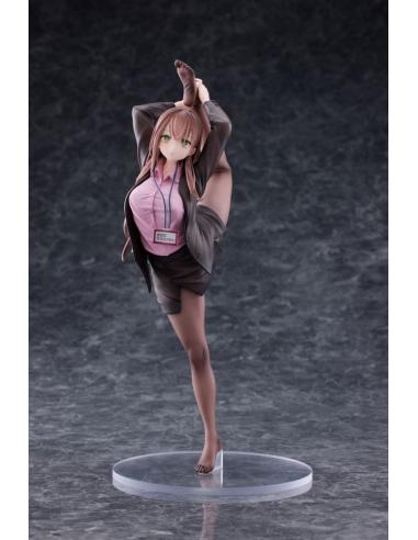 Original Character Estatua PVC 1/4 OL-chan Who Doesn't Want to Go to Work Pink Ver. Deluxe Edition 26 cm