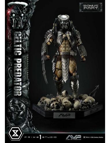 The Alien vs. Predator Estatua Museum Masterline Series 1/3 Celtic Predator Bonus Ver. 95 cm