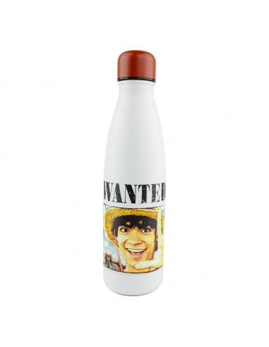 One Piece Botella Termo Wanted Luffy