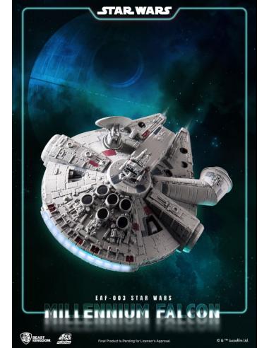 Star Wars Estatua con luz Egg Attack Millennium Falcon Floating Ver. 13 cm