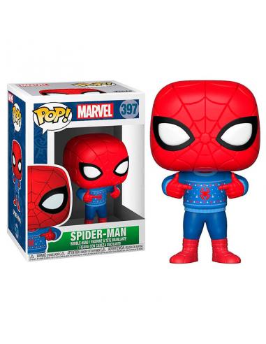 Funko POP Marvel Holiday Spider-Man with Ugly Sweater