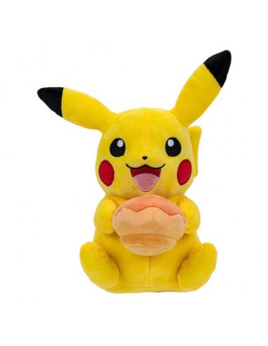 Pokémon Peluche Pikachu with Pecha Poké Puff (Orange) Accy 20 cm
