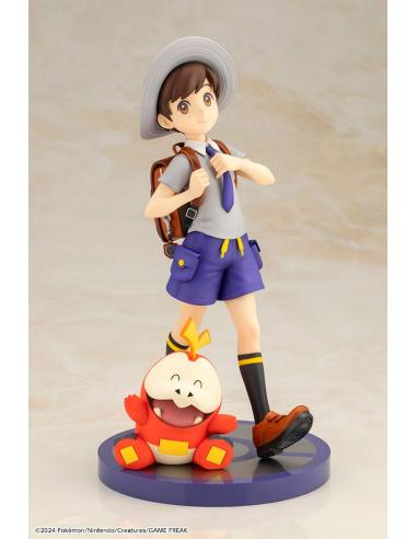 Pokémon Estatua ARTFXJ PVC 1/8 Florian with Fuecoco 20 cm