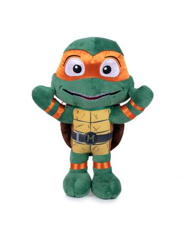 Peluche Michelangelo Mutant Mayhem Tortugas Ninja 21cm