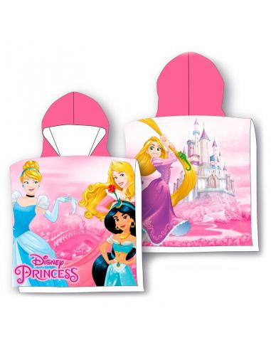 Poncho toalla Princesas Disney microfibra