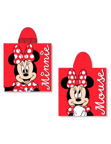 Poncho toalla Minnie Disney algodon