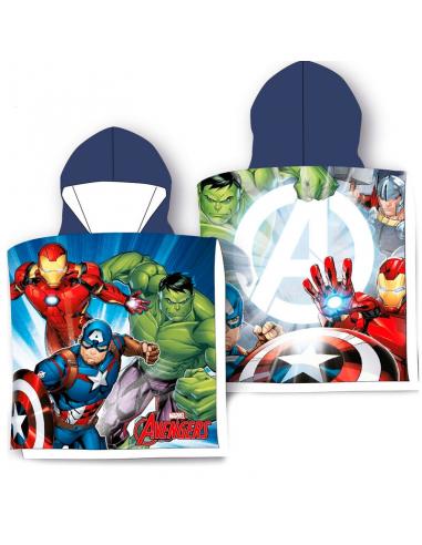 Poncho toalla Vengadores Avengers Marvel algodon