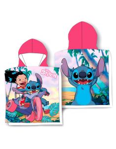 Poncho toalla Lilo & Stitch Disney microfibra