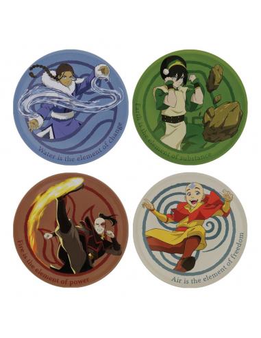 Avatar: la leyenda de Aang Pack de 4 Posavasos