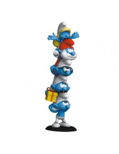 Los Pitufos Estatua Resina Smurfs Column Polychrome Edition 50 cm