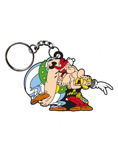Asterix Llavero Asterix & Obelix Laughing 9 cm