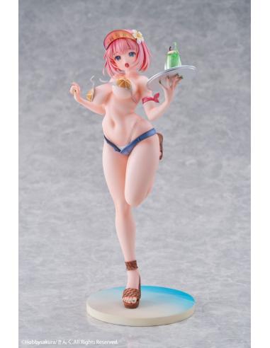 Original Illustration Estatua PVC 1/7 Summer Waiter illustration by Kink Limited Edition 25 cm