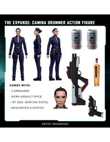 The Expanse Figura Camina Drummer 20 cm