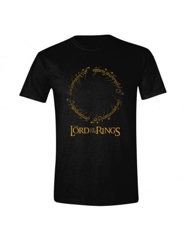El Señor de los Anillos Camiseta Logo Inscription talla L