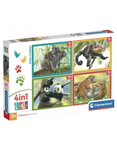 Puzzle Noli Baby Cuddles 12-16-20-24pzs