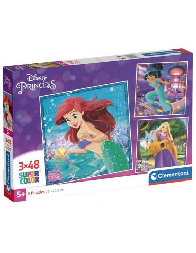 Puzzle Princesas Disney 3x48pzs
