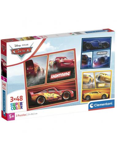Puzzle Cars Disney 3x48pzs