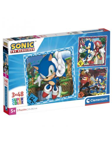 Puzzle Sonic the Hedgehog 3x48pzs