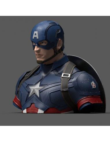 Busto hucha Capitan America Deluxe Endgame Vengadores Avengers Marvel 20cm