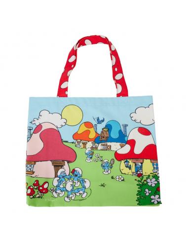 Los Pitufos by Loungefly Bolsa Canvas Village Life