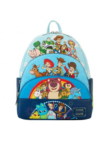 Disney by Loungefly Mochila Mini Pixar Toy Story Collab Triple Pocket