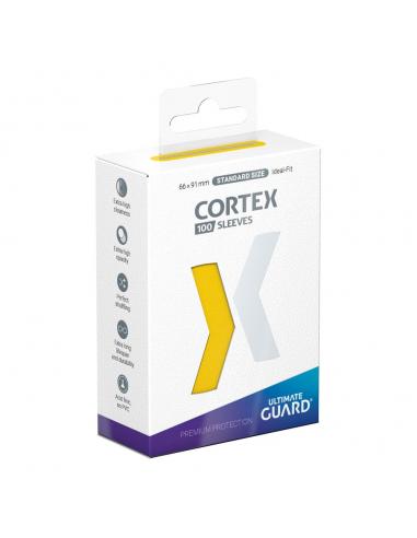 Ultimate Guard Cortex Sleeves Tamaño Estándar Yellow (100)