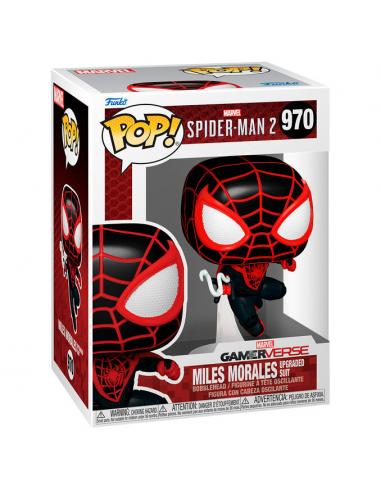 Funko POP Marvel Spiderman 2 Miles Morales Upgraded Suit