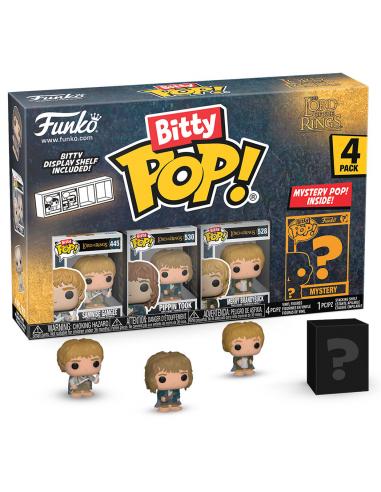 Blister 4 figuras Bitty POP El Señor de los Anillos Samwise