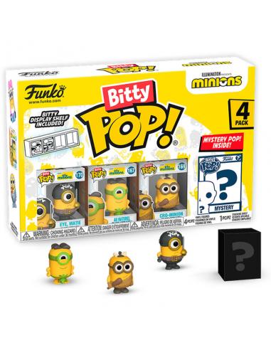 Blister 4 figuras Bitty POP Minions Series 1