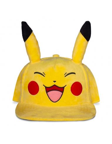 Pokemon Gorra Snapback Happy Pikachu