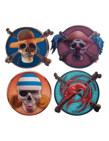 One Piece Pack de 4 Posavasos Characters #1