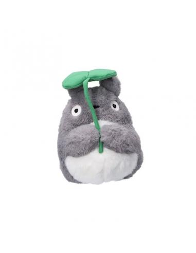 Mi vecino Totoro Nakayoshi Figura de peluche Big Totoro with leaf 21 cm
