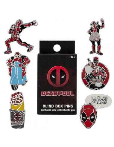 Marvel Loungefly Chapas esmaltadas Blind Box Surtido Deadpool (12)