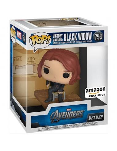 Funko POP Deluxe Marvel Los Vengadores Avengers Black Widow Exclusive