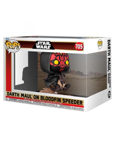 Funko POP Rides Deluxe Star Wars Darth Maul On Bloodfin Speeder