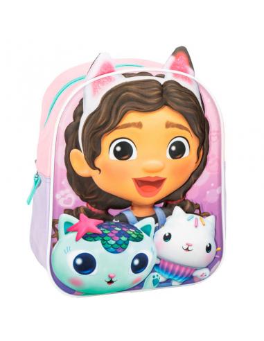 Mochila 3D La Casa de Muñecas de Gabby 27cm