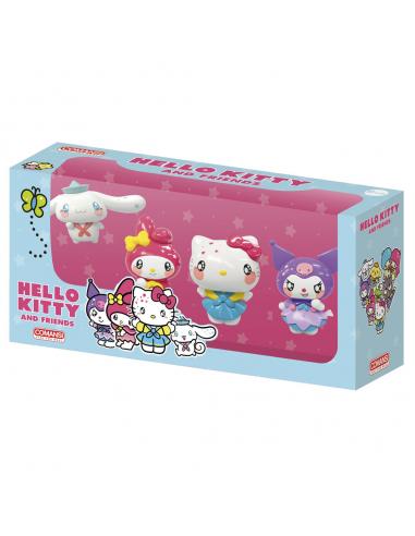 Blister 4 figuras Hello Kitty