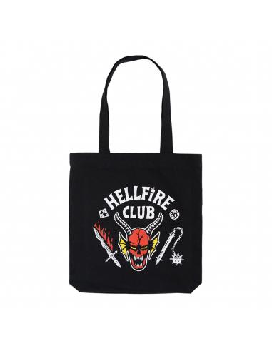 Tote bag stranger things hellfire club