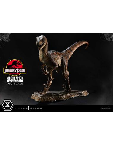 Jurassic Park Estatua Prime Collectibles 1/10 Velociraptor Open Mouth 19 cm